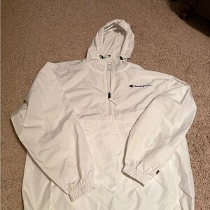 Champion White Men's Windbreaker